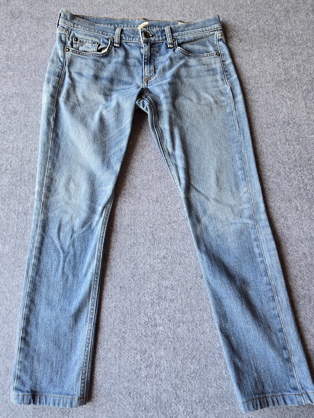 RAG AND BONE Women's Tomboy Ankle Jeans Light Wash Size 27 (30.5"x25.5")